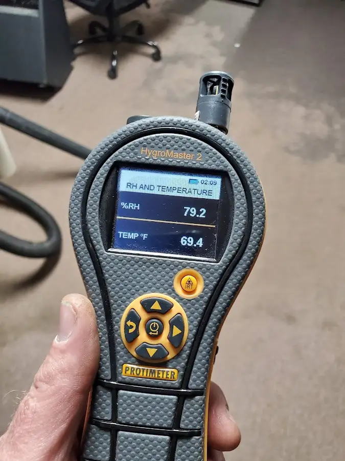 Moisture meter humidity assessment for Mold Remediation & Removal in Haysville